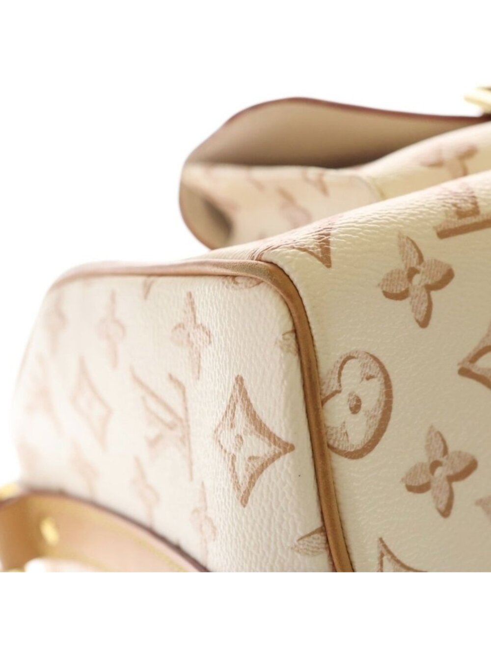 Louis Vuitton Monogram Speedy Bandouliere 25 Forever Shoulder Bag Leather White - Picture 5 of 9